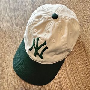 Aime Leon Dore x MLB NY New York Yankees Adjustable Ballcap Hat Green White